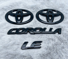 Pt948-02201-02 New For 2020-2025 Toyota Corolla Le Gloss Black Overlay Emblem Pt948-02201-02 New For 2020-2025 Toyota Corolla Le Gloss Black Overlay Emblem