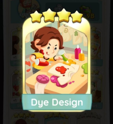 GOLDEN BLITZ - DYE DESIGN 4 STICKERS - MONOPOLY -  FAST DELIVERY