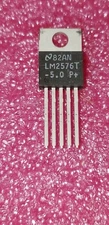 10 PCS NSC LM2576T-5.0 Conv DC-DC 4V to 40V Inv/Step Down Single-Out 5V 3A 5-Pin