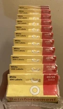 Avery White Reinforcement Dots Circles Permanent Adhesive TD-909