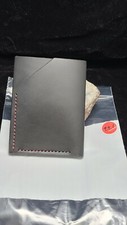 Genuine Leather Hand Made,hand stitched, minimalist wallet, new,vertical 221