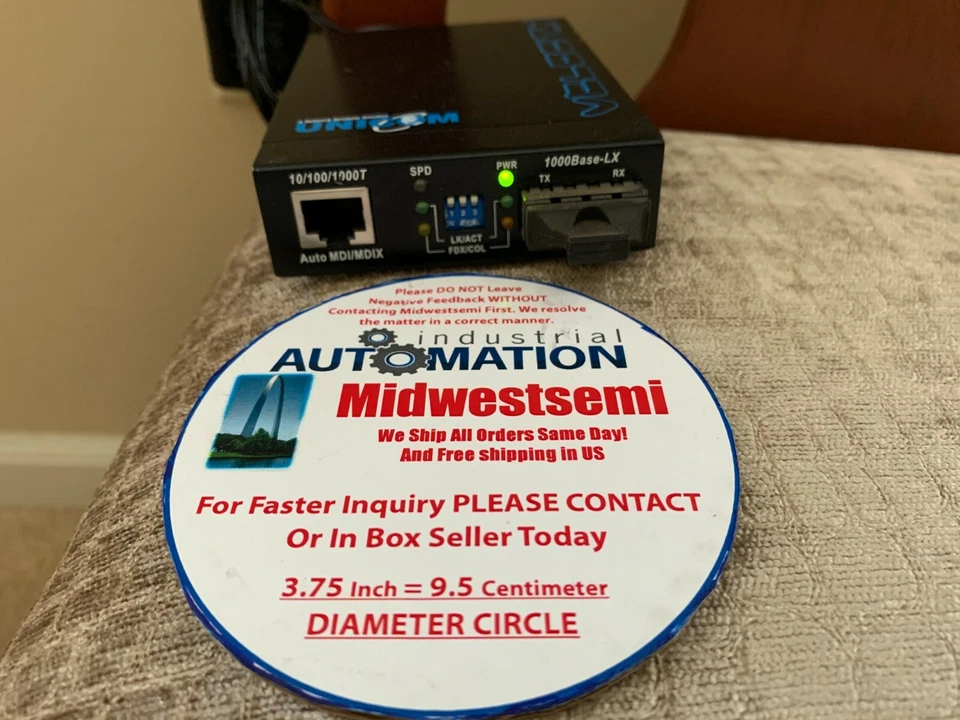 GEP-5400TF-C UNICOM GIGABIT ETHERNET FIBER OPTIC 1000BASE-LX SHIPSAMEDAY TESTED - Image 3 of 4