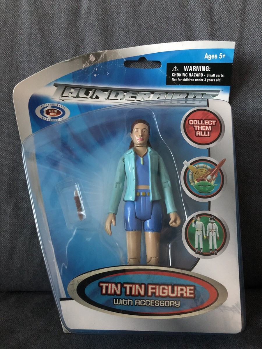 Thunderbirds Lot Of 5 Action Figures - Alan Jeff Hood Tintin