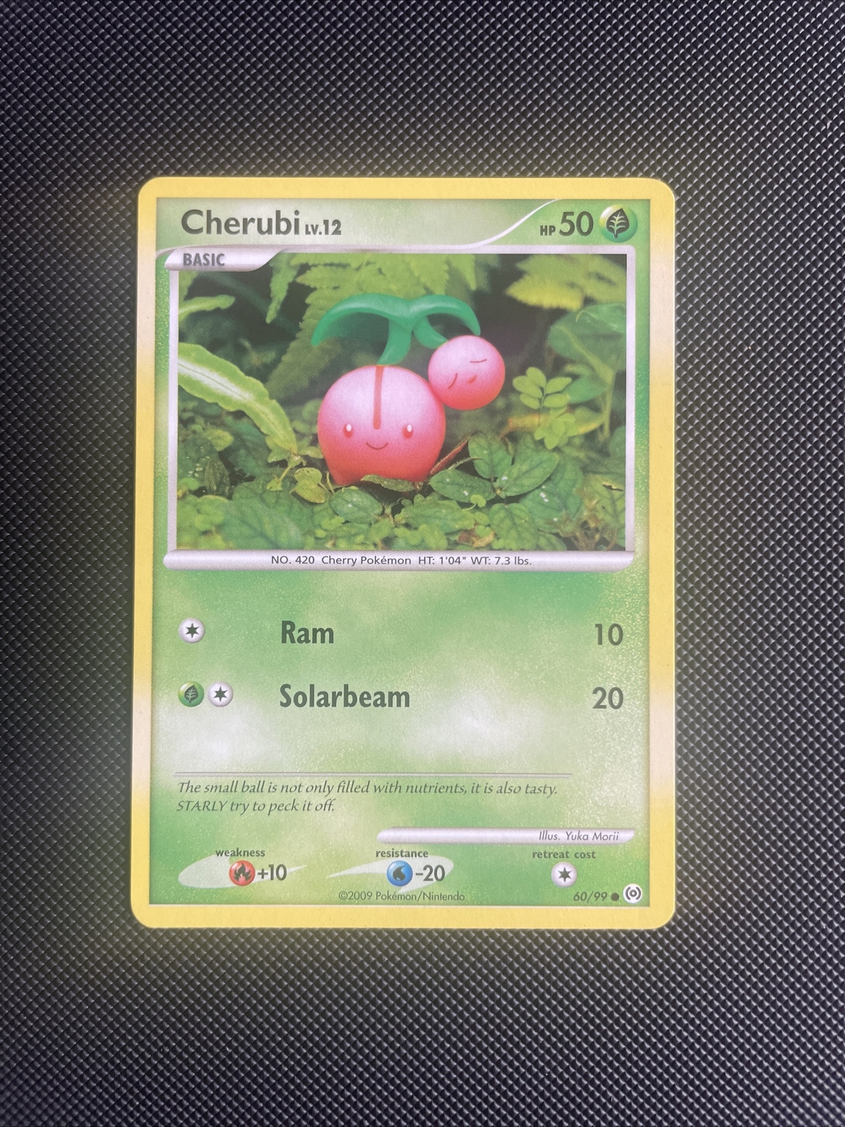 Pokemon TCG Cherubi - 60/99 - 2009 - Platinum Arceus Unlimited - LP