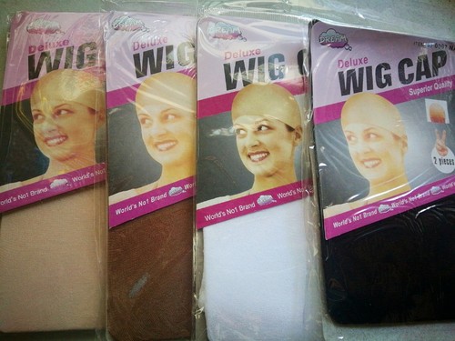 Hair Net Wig Cap for Wearing Wigs Soft Stocking Fabric Control Hair 4 Colours - Picture 6 of 6