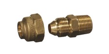 CATERING RESTAURANT-FITTINGS&VAL UNION 3/8MBSP FLARE X 3/8MBSP COMPLETE WITH NUT