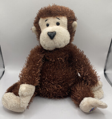 Ganz Lil Kinz Monkey Plush Stuffed Animal Beanie HS008 7'' Tall No Code