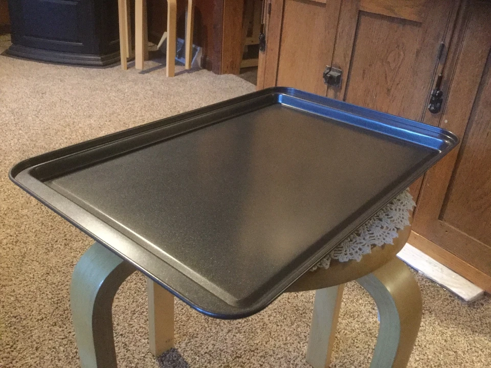 全新 10 英寸 x 15 英寸钢制不粘饼干板 — 第 4/4 张图片