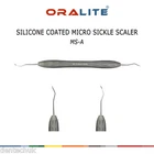 Silicone Coated Micro Sickle Scaler MS-A Dental Periodontal Instrument Ergonomic