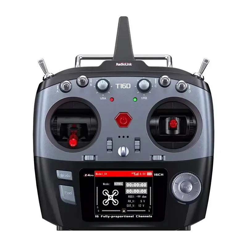 Radiolink ELRS Nano 2,4 GHz ATA Module longue distance 1 W Amplification du signal ELRS Module ELRS pour drones FPV Compatible avec émetteur T16D/T12D/Futaba/Radiomaster/Helloradio/Jumper etc. Noir