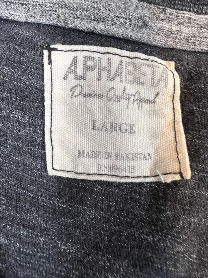 Camisa Alpha Beta Gris Oscuro Manga Larga Elegante Informal Elegante Para Hombre Talla Grande” Foto 2 de 4