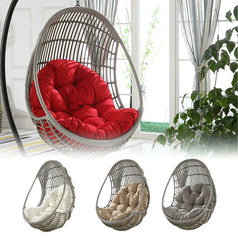 Hammock Swing Chair Cushion, Hanging Basket Seat Cushion Pillow, Soft Hanging Egg Chair Back Cushions Pads, for Indoor and Outdoor Garden Offices (