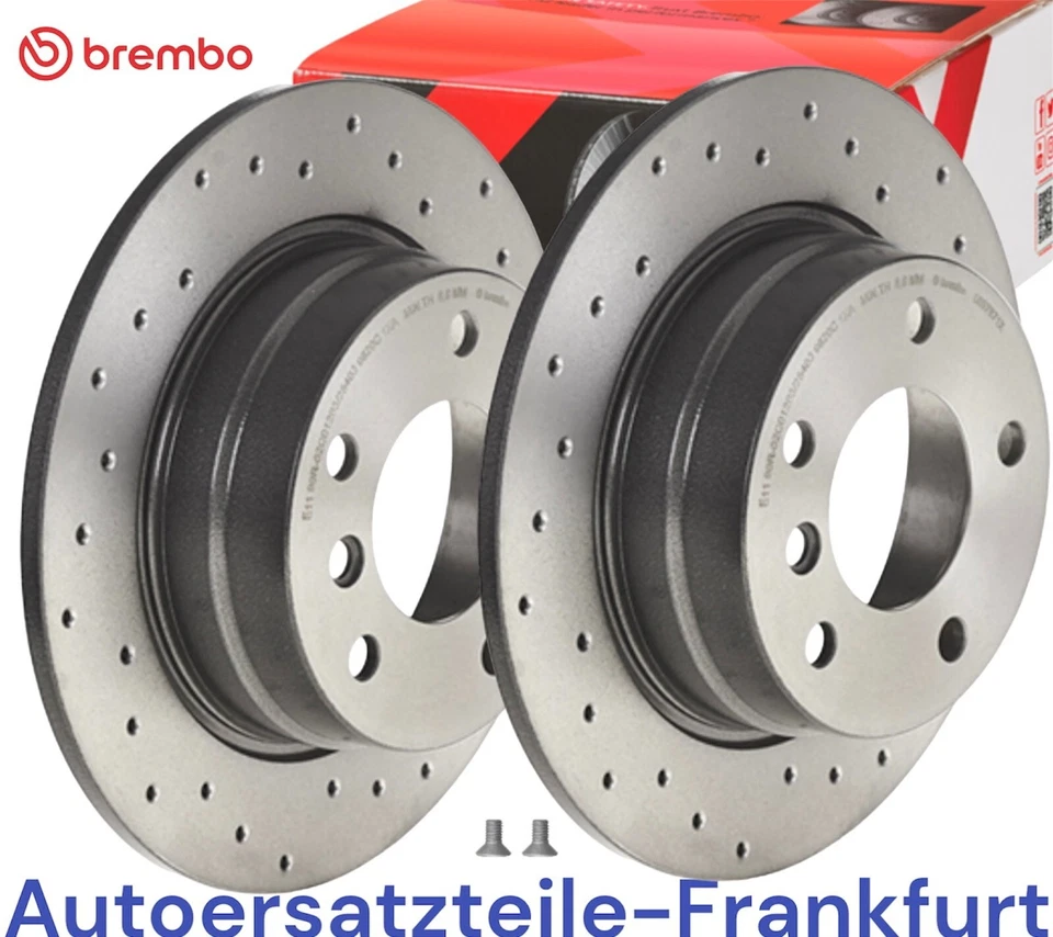 2x BREMBO Bremsscheiben HINTEN BMW 1er E81 , 1 E87 118 d / 118 i 116 d / 116 i - Image 3 of 4