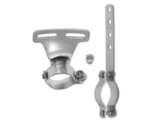 ALTALINE UNIVERSAL STEEL BICYCLE CHROME CHAIN GUARD BRACKET BOLT & ACCESSORIES.