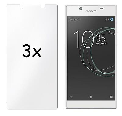 Pacchetto Da 3 Pellicole Protettive Per Schermo LCD Sony Xperia L2 H3311, Antigraffio, Trasparenti