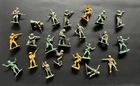TOY SOLDIERS VINTAGE LOT OF 22 DIFFERENT MAKES ALL MARKED, MADE IN HONG KONG