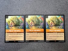 Disney Lorcana Part Of Your World Lot 30 Rare The First Chapter Non-Foil