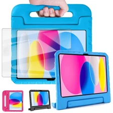 For Apple iPad 10th Gen 10.9 inch 2022 Case Kids Shockproof Handle Stand Cover
