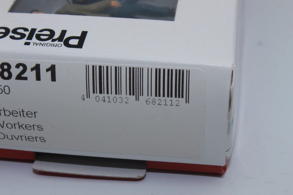 Preiser 68211 Travailleurs 6 Figurines 1:87 H0 Neuf Emballage D'Origine - Photo 2/4