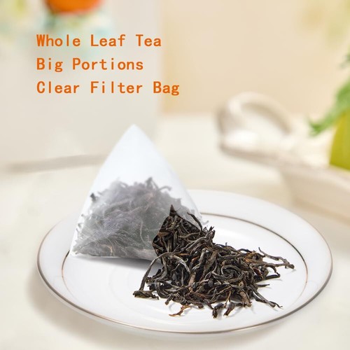 Assam Black Tea Pyramid Teabag Whole Leaf Tea 3.2g x 50 Count English Breakfa... - 第 2/8 張圖片