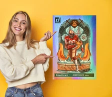 Jerry Rice San Francisco 49ers NFL WR #80 Football Downtown Poster or Canvas