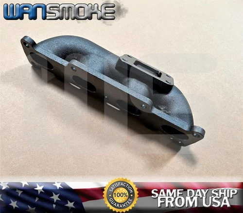 NEW SMOKE CAST IRON TURBO MANIFOLD EXHAUST FOR 94-05 MAZDA MIATA MX5 1.8L NA8 NB