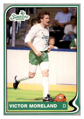 1986-87 Pacific #3 Victor Moreland - Dallas Sidekicks MISL Indoor