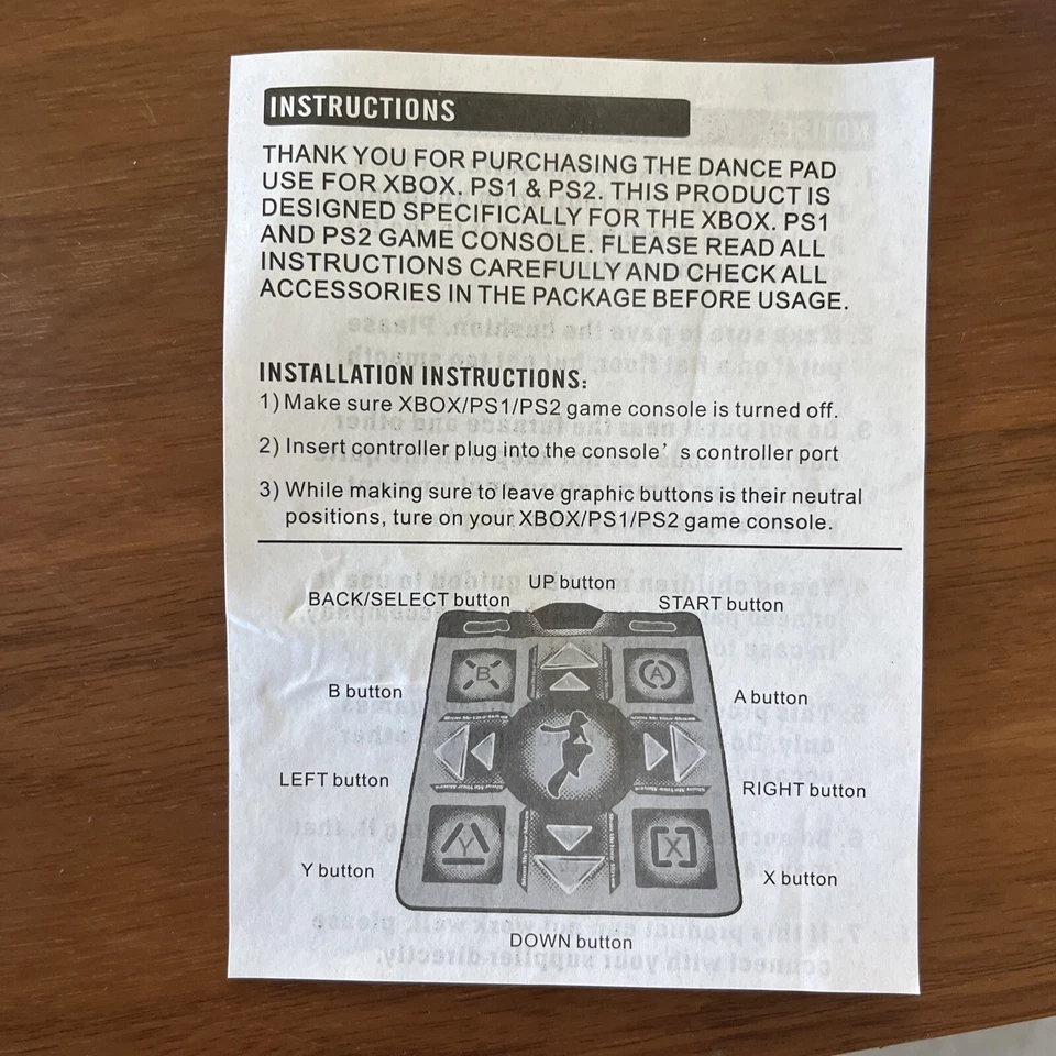 Universal Dance Pad Mat for PS1/PS2 & Xbox – Revolution Lets Dance - Image 4 of 4