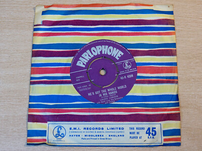 Laurie London/He's Got The Whole World In His Hands/1957 Parlophone 7'' Single