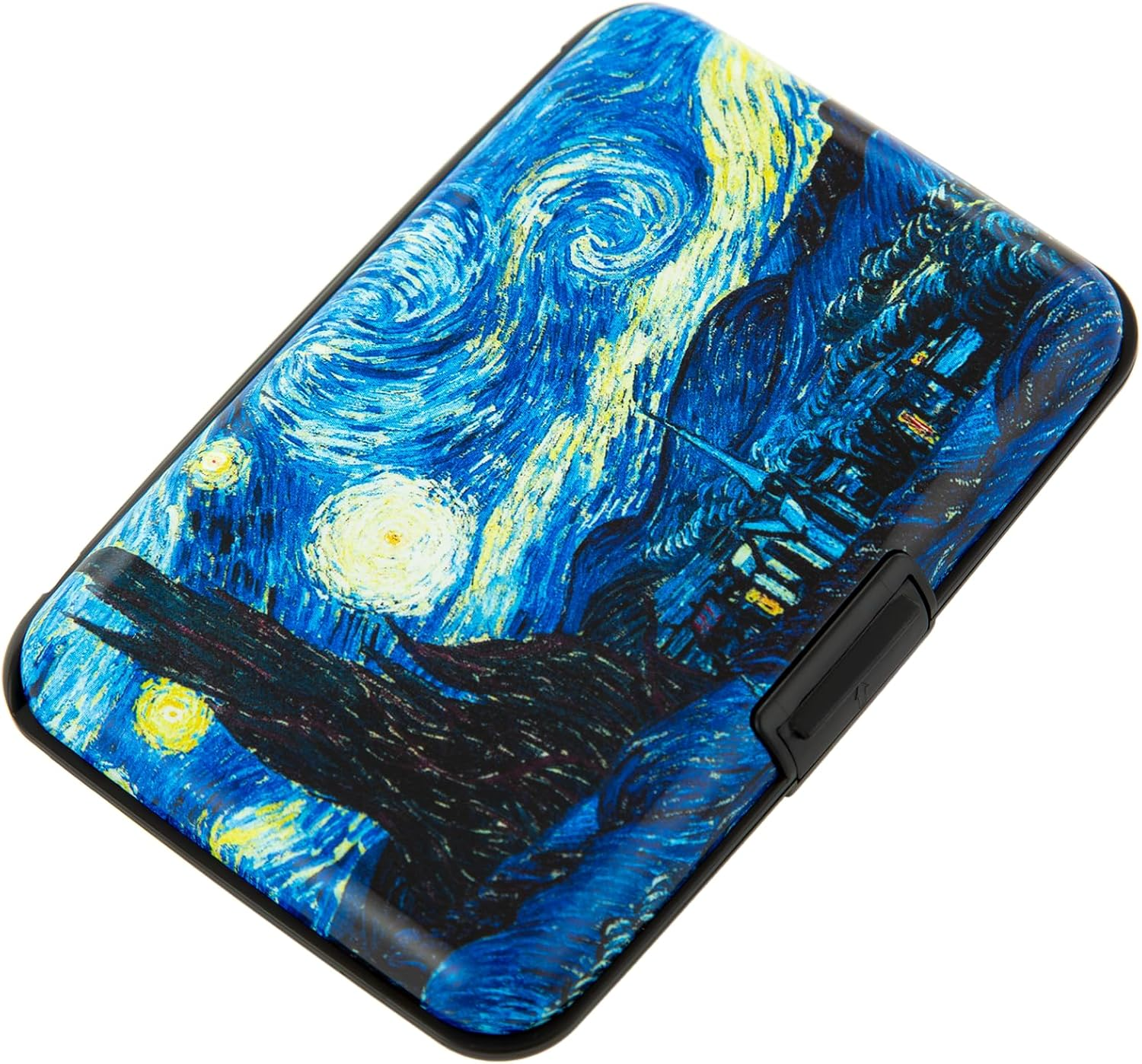 Slim RFID-Blocking Metal Credit Card Holder for Women & Men - Aluminum Business Wallet-image