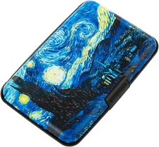 Credit Card Holder for Women Men RFID Blocking Metal Wallet Slim Business Alumin