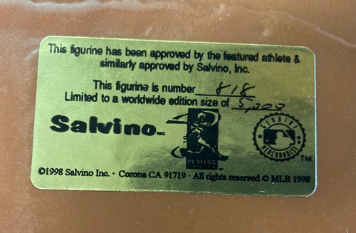 MARK MCGWIRE ALL STAR SALVINO STATUE FIGURE New 9" #818/5,000 - Picture 4 of 5