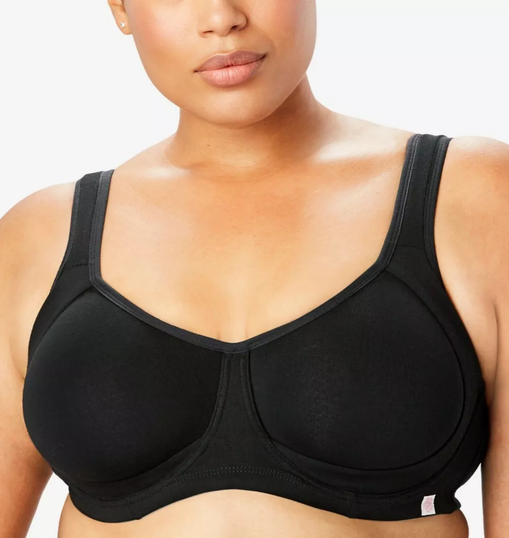 Comfort Choice NWT Size 44C The Out Wire Bra Black