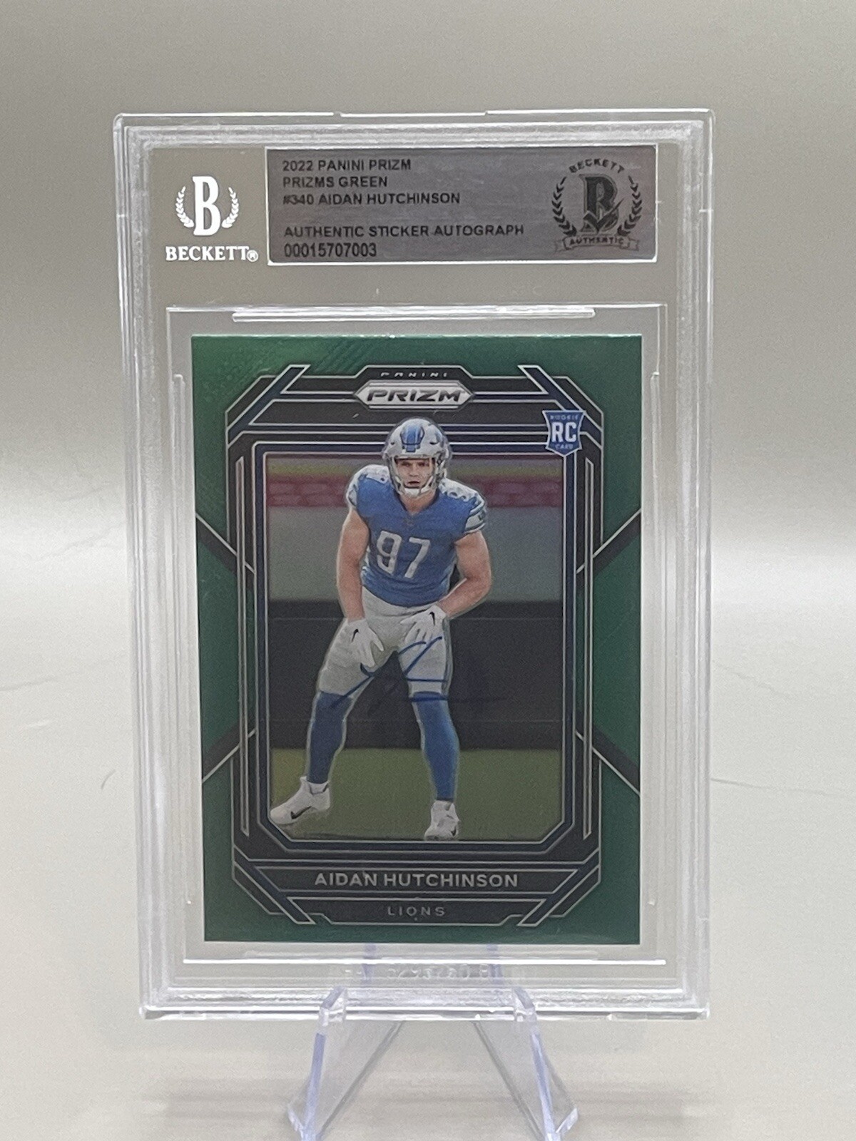 Aidan Hutchinson Autographed Signed Detroit Lions 2022