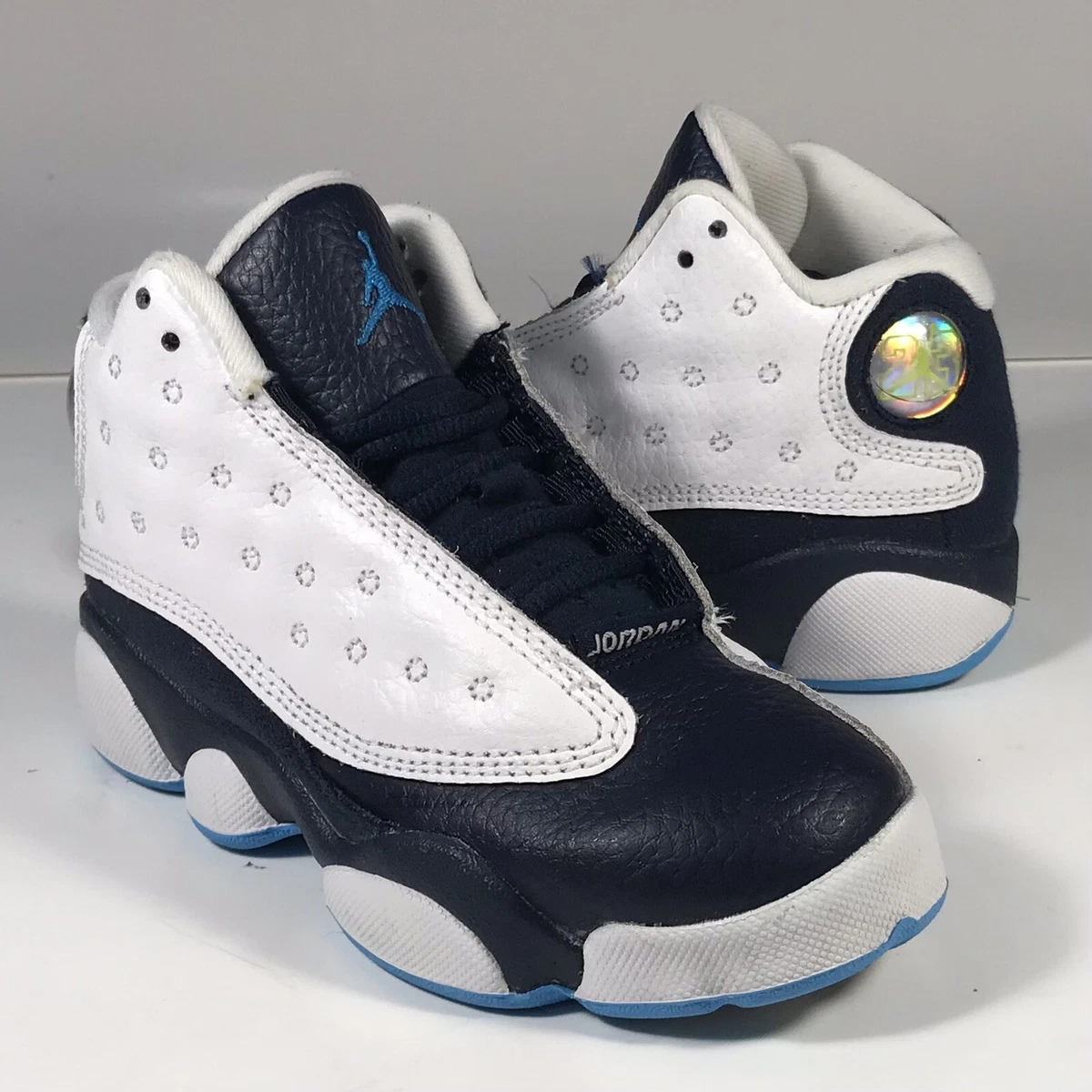 Nike Air Jordan 13 Retro (PS) Obsidian White Blue Kids Shoes Size 11C  DJ3003-144 | eBay