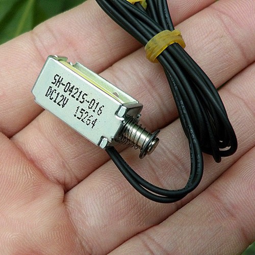 DC12V Push Pull Suction Spring Magnet Rod Mini Solenoid Electromagnet Stroke 4mm - Picture 8 of 10
