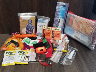 Grab And Go Travel Emergency Pouch.  The Everything Self Rescue Kit.
