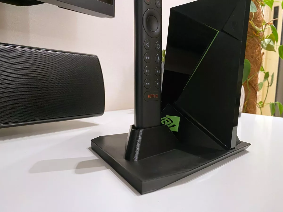 Nvidia Shield TV Pro Stand with Remote Holder 2017/2019 - Updated design!