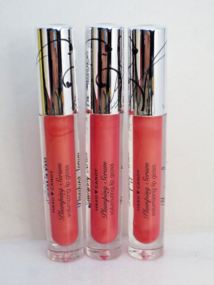 HARD CANDY PLUMPING SERUM VOLUMINIZING LIP GLOSS 974 CRUSH ON YOU 0.10 OZ 3PCS