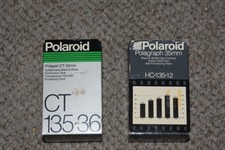 Two rolls of Expired Vintage Polaroid Black And White 35mm Slide Film