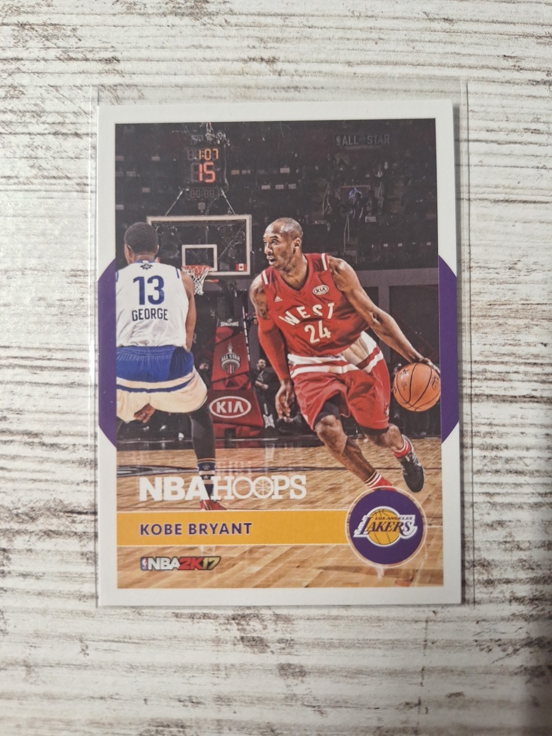 KOBE BRYANT 2016-17 Panini NBA Hoops 2K17 #14 Los Angeles Lakers Kobe 2K NM-MT