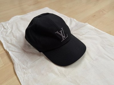original LOUIS VUITTON Only LV Mütze Schildmütze Cap schwarz Gr. L