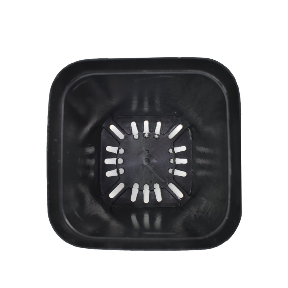 100 PCS 4" Square Seedling Pot Nursery Seeds Starting Planting Cuttings Plastic