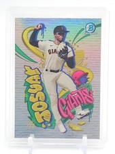 JOSUAR GONZALEZ 2025 BOWMAN CHROME DRAFT  FINAL DRAFT SSP #FD-5 GIANTS Q0170