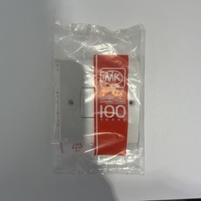 K4872 WHI MK ELECTRIC - 10A 2-GANG 2-WAY LIGHT PLATE SWITCH WHITE