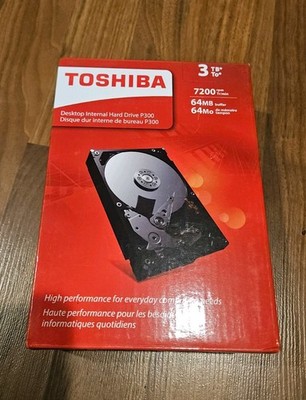 Toshiba P300 3TB Internal Hard Drive 7200RPM HDD