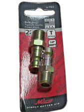 Milton S783 1/4 T Style Male Coupler Plug  2 ...