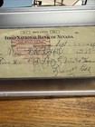 Ty Cobb Detroit Tigers Baseball HOF Autograph Twice Signed Check PSA/DNA COA