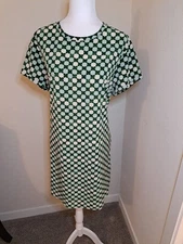 Tilley Dress. Multicolor Greens Sz L Excellent Condition Returns Accepted