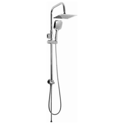 Idro Bric Shower Column 3F Oasi 75-130cm Chrome Steel Multicolor